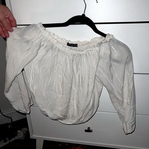 Brandy Melville off the shoulder white top